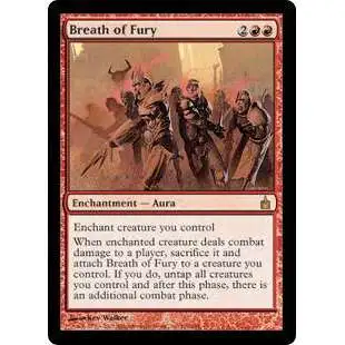 MtG Trading Card Game Ravnica: City of Guilds Rare Breath of Fury #116