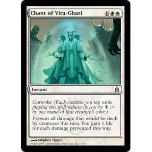 MtG Trading Card Game Ravnica: City of Guilds Uncommon Chant of Vitu-Ghazi #7 [Lightly Played]
