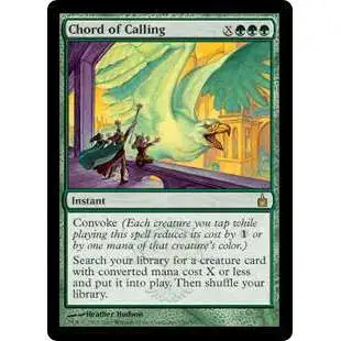 MtG Trading Card Game Ravnica: City of Guilds Rare Chord of Calling #156