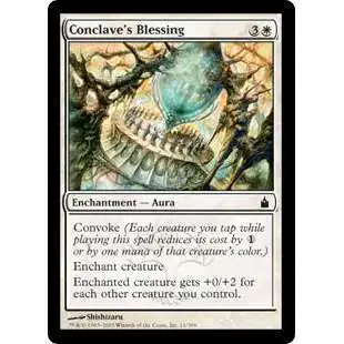 MtG Trading Card Game Ravnica: City of Guilds Common Conclave's Blessing #11 [Lightly Played]