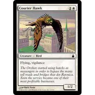 MtG Trading Card Game Ravnica: City of Guilds Common Courier Hawk #12 [Lightly Played]