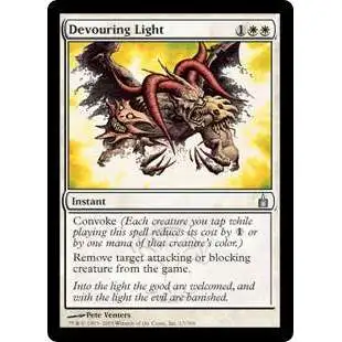 MtG Trading Card Game Ravnica: City of Guilds Uncommon Devouring Light #13