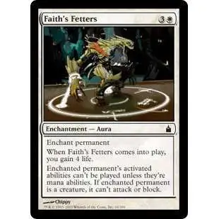 MtG Trading Card Game Ravnica: City of Guilds Common Faith's Fetters #16
