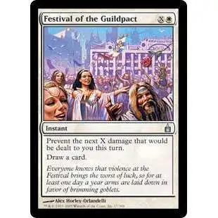 MtG Trading Card Game Ravnica: City of Guilds Uncommon Festival of the Guildpact #17