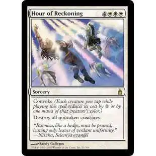 MtG Trading Card Game Ravnica: City of Guilds Rare Foil Hour of Reckoning #21