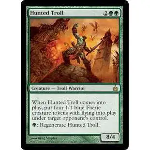 MtG Trading Card Game Ravnica: City of Guilds Rare Hunted Troll #170