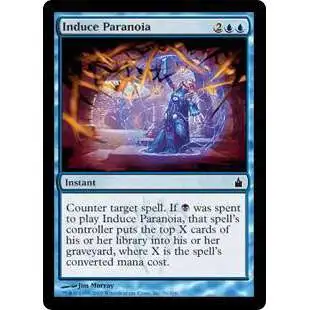 MtG Trading Card Game Ravnica: City of Guilds Common Foil Induce Paranoia #56