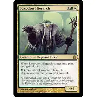 MtG Trading Card Game Ravnica: City of Guilds Rare Loxodon Hierarch #214