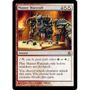 MtG Trading Card Game Ravnica: City of Guilds Rare Master Warcraft #250