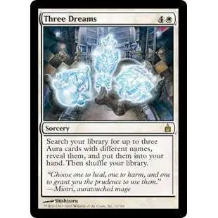 MtG Trading Card Game Ravnica: City of Guilds Rare Three Dreams #32