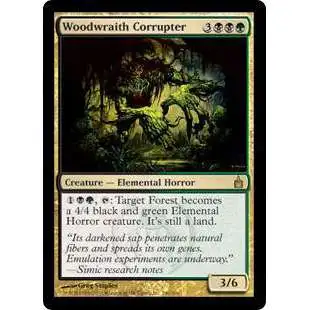 MtG Trading Card Game Ravnica: City of Guilds Rare Woodwraith Corrupter #240
