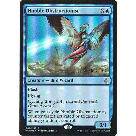 MtG Prerelease & Release Promo Nimble Obstructionist #40 [Prerelease Promo Foil]