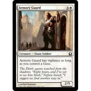 MtG Trading Card Game Return to Ravnica Common Armory Guard #2
