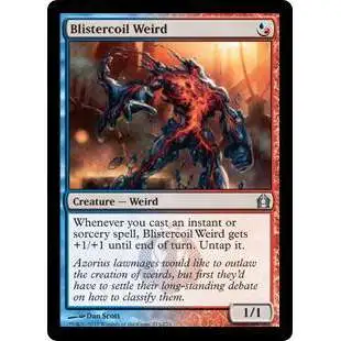 MtG Trading Card Game Return to Ravnica Uncommon Blistercoil Weird #211