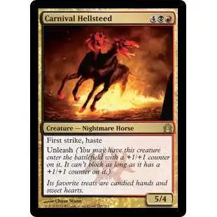 MtG Trading Card Game Return to Ravnica Rare Carnival Hellsteed #147