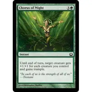 MtG Trading Card Game Return to Ravnica Common Chorus of Might #119