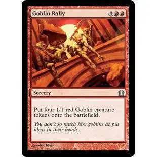 MtG Trading Card Game Return to Ravnica Uncommon Goblin Rally #95