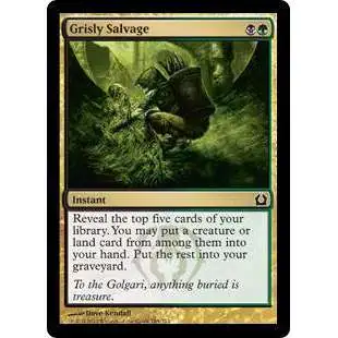 MtG Trading Card Game Return to Ravnica Common Grisly Salvage #165