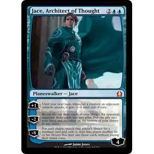 MtG Trading Card Game Return to Ravnica Mythic Rare Jace, Architect of Thought #44
