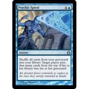 MtG Trading Card Game Return to Ravnica Uncommon Psychic Spiral #47