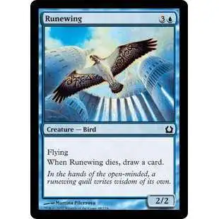 MtG Trading Card Game Return to Ravnica Common Runewing #48