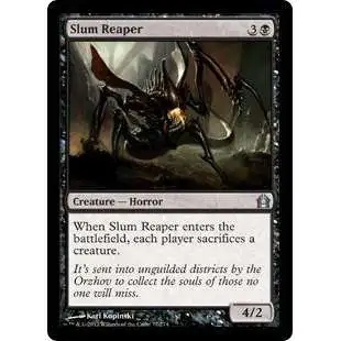 MtG Trading Card Game Return to Ravnica Uncommon Slum Reaper #77