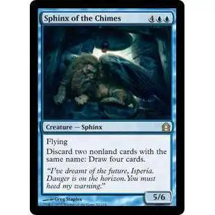 MtG Trading Card Game Return to Ravnica Rare Sphinx of the Chimes #52