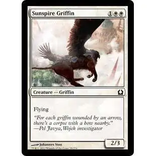 MtG Trading Card Game Return to Ravnica Common Sunspire Griffin #25