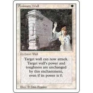 MtG Revised Rare Animate Wall #1