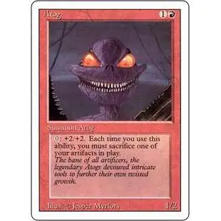 mtg atog cards Atogatog Tribal Changelings Sacrifice Magic Commander Deck On Dominaria Magic The Gathering Revised Single