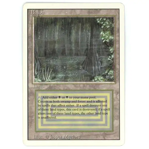 MtG Revised Rare Bayou [Excellent]