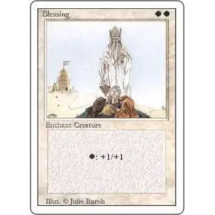 MtG Revised Rare Blessing #6 [Moderately Played]