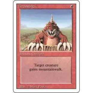 MtG Revised Uncommon Burrowing #140