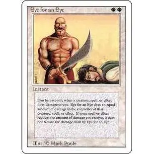 MtG Revised Rare Eye for an Eye #18