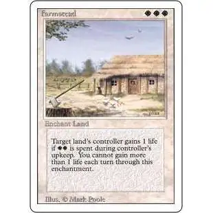 MtG Revised Rare Farmstead #19