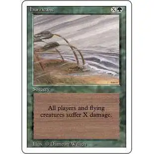 MtG Revised Uncommon Hurricane #202