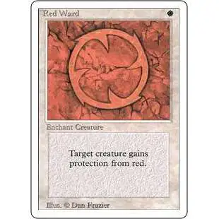 MtG Revised Uncommon Red Ward #33