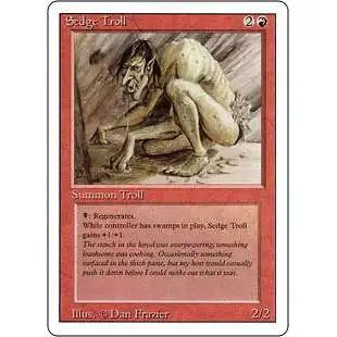 MtG Revised Rare Sedge Troll #174