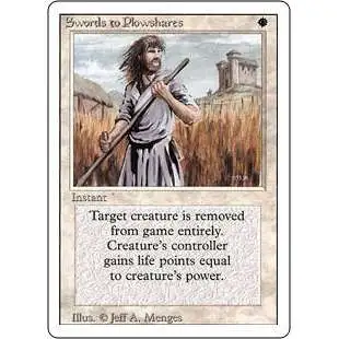 MtG Revised Uncommon Swords to Plowshares [Near Mint / Mint]