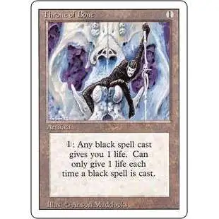 MtG Revised Uncommon Throne of Bone #279