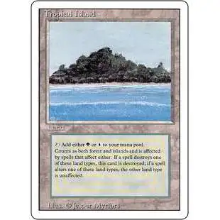 MtG Revised Rare Tropical Island [Lightly Played]