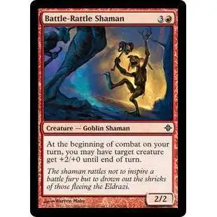 MtG Rise of the Eldrazi Common Battle-Rattle Shaman #136