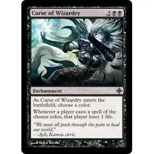MtG Rise of the Eldrazi Uncommon Curse of Wizardry #104