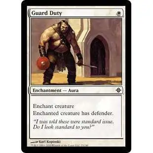 MtG Rise of the Eldrazi Common Guard Duty #23