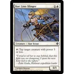 MtG Rise of the Eldrazi Common Kor Line-Slinger #30