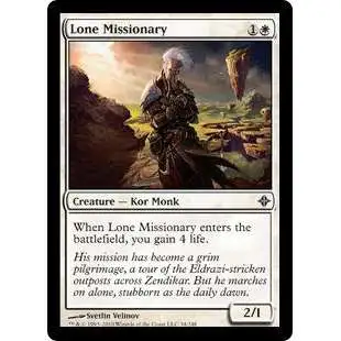 MtG Rise of the Eldrazi Common Lone Missionary #34