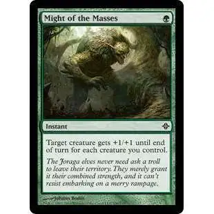 MtG Rise of the Eldrazi Common Might of the Masses #196