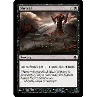 MtG Rise of the Eldrazi Common Shrivel #126
