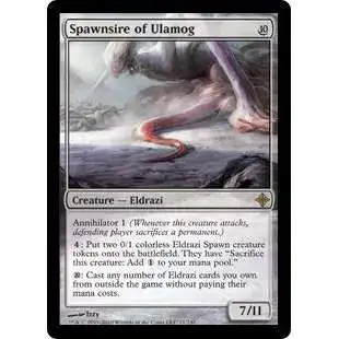 MtG Rise of the Eldrazi Rare Spawnsire of Ulamog #11 [Heavily Played]