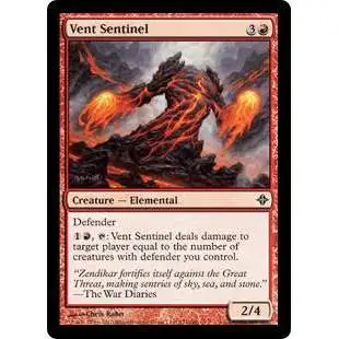 MtG Rise of the Eldrazi Common Vent Sentinel #171
